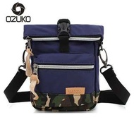 熊貓豬 OZUKO 尼龍 斜背 腰包 2way Pocket 日本潮流腰包 爬山扣掛袋 軍綠迷彩 PURSE PHONE PACKAGE