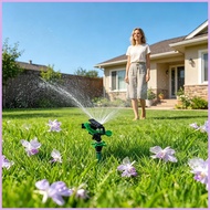 Rotating Sprinkler Head Heavy Duty Water Efficient Yard Irrigation Sprinkler Head for Outdoor Garden
