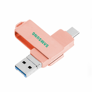 SAMSUNG Usb อุปกรณ์บันทึกข้อมูล USB 3.0ความเร็วสูง1TB 2TB Pendrive Type-C OTG Storage Disk สำหรับ IP