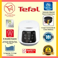 Tefal 1L (RK7301)  Easy Compact Fuzzy Logic Rice Cooker / Smart Cooking / Energy Saving / 5.5 Cups Of Rice