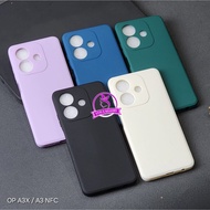 Oppo A3X Oppo A5i Oppo A3 Nfc liquid Silicone / Macaron Square Color Case Oppo A3X Oppo A5i Oppo A3 