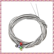 (Q W V D) Set of 5 Pcs Stainless Steel Strings with Color Ball Ends for 5 String Electric  Guitar Re