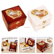CH* Sound Music Box with Rotating Dancing Jewelry Designs Derorative for Relaxation