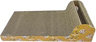 Cat Scratcher Board with Bell Track – Interactive Corrugated Cardboard Scratching for Cats, 8.9”W x 