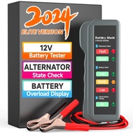 Motorcycle 12V Battery Analyzer Car Battery Tester Accurate Alternator Penguji Bateri Kereta Alterna