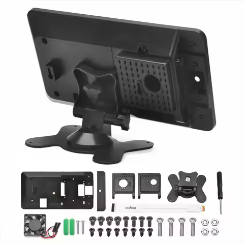 OSOYOO PiStudio Case for Raspberry Pi 5/4/3/2 - Compatible with Raspberry Pi Official 7inch DSI and 