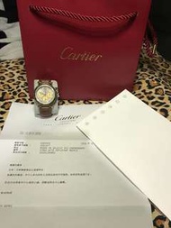 🌟 Cartier pasha 卡地亞 帕夏 38mm 18k金 鱷魚皮錶帶