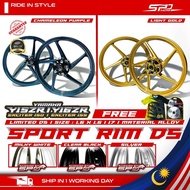 Y15 Y16 Sport Rim D5 I Material Alloy I FR:4H RR:5H I 1.6 X 1.6 / 17 I Free T-Shirt & Meter Bush Dyn