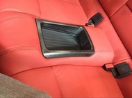 汽車配件 適用寶馬F80 M3/F82 F83 M4碳纖維后排座椅置物盒外框 儲物面板殼