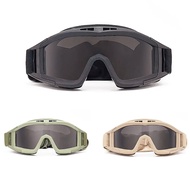 Jake Jim Store Goggles  Lens Windproof Dustproof Shooting Glasses Motocross Motorcycle Mountaineerin