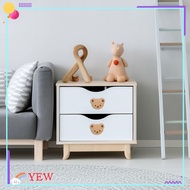 YEW Drawer Knob, Bear Shape Single Hole Design Cupboard Knob, Creative with Screw Wooden Cabinet Knob Furniture Accessories