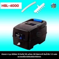 ปั้มลมสำรองไฟ Resun HLP-4000 / HLP-8000 ปั๊มลมอัตโนมัติ ใช้แบตเตอรี่ยามไฟดับ