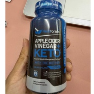 HerbTonics Apple Cider Vinegar + Keto Supplement BHB Salts Mixed Formula Size 60 Capsules (Sku.2740)