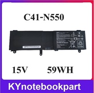 BATTERY ORIGINAL ASUS แบตเตอรี่ ของแท้ ASUS N550 N550J N550JA N550JV N550JK N550X47JV C41-N550