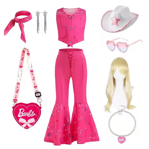 Girls Cowgirl Dress 2-12 Yrs Toddler Costume Cosplay Outfit Halloween Apparel