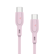 牛魔王 - Maxpower 牛魔王 YY110C 3A 60W USB-C 充電線 快速充電傳輸線 (1米) Pink｜傳輸線｜充電傳輸線｜數據線｜USB-C線｜Type-C線