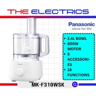 PANASONIC FOOD PROCESSOR WITH 5 ACCESSORIES FOR 18 FUNCTIONS MK-F310WSK / MK-F310