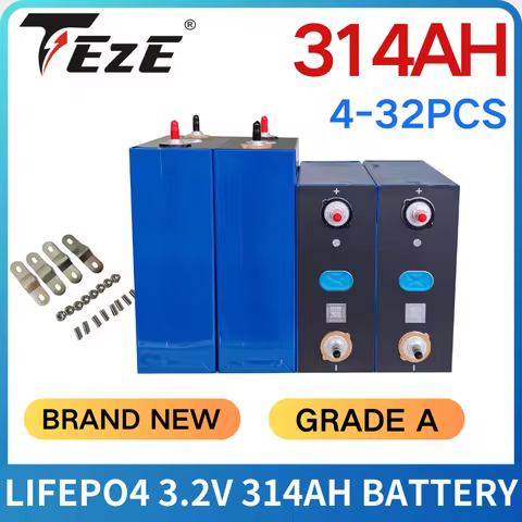 3.2V 314AH LifePO4 Battery Grade A GOTION 314Ah Rechargeable Bateria Deep Cycle DIY 12V 24V 48V for 