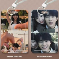 [Ready Stock] When I Fly Towards You Merch Sliding Keychain Card Holder Bus Access Card Sleeve