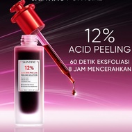 Skintific 12% AHA BHA PHA LHA Peeling Solution 30mL