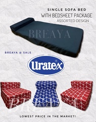 SINGLE SOFA BED BIGGEST SALE URATEX