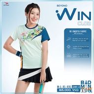 Áo Cầu Lông Thể Thao Nam Nữ Beyono Win CL02 Màu Xanh Lá (Chỉ Áo )