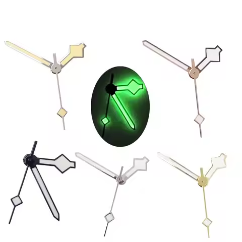 Snowflake Silver Luminous Watch Hand fit NH35A NH36A Mingzhu/DG2813 ETA 2824 2836 PT5000 ST2130 Miyo