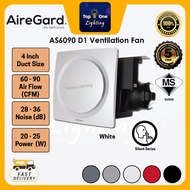 Airegard AS6090 D1 - 4" Exhaust Fan Ventilator [Silent Series] Round Panel Cover /Air Ventilation Ex