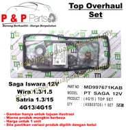 Top Set Gasket Overhaul Engine - Proton Saga Iswara Wira Satria 12V 1.3 1.5 Top Overhaul Set 4G13 4G