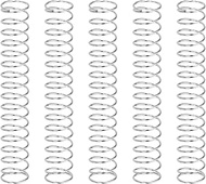 uxcell 5Pcs Compression Springs, 0.3mm Wire Diameter x 6mm OD x 40mm Length 304 Stainless Steel Exte