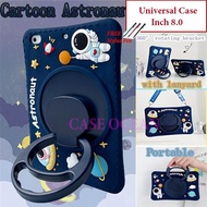 Huawei Dtab D01J Docomo Soft Case Cover Anak Kids Astronot Rotate Lucu