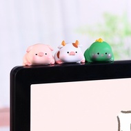 Giraffe Computer Lying Down Screen Decoration Office Desk Decoration Healing Department Work Work Po