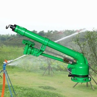 2 Inch Internal Thread Metal Sprinkler Automatic Rotating Long Distance Rain Spray Gun For Lawn Greening Water Sprinkler Farmland Irrigation System