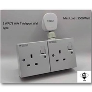 Heavy Duty 2Gang/3Gang Adaport Wall Socket