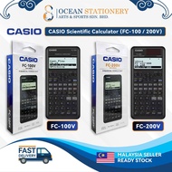 CASIO Scientific Calculator FC-100 FC-200V  GUARANTEED AUTHENTIC financial calculator v2 BLK exam fi