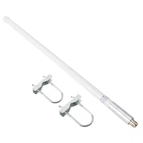 UHF 400-470mhz Fiberglass Antenna 17inch Mobile Radio GMRS Base Antenna for Ham Radio Device Repeate
