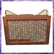 [P K A M] Cash Vault Wooden Savings Box,Money Box with Counter,Wooden Cash Saver Money Box,Cash Save