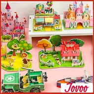 Paper Puzzle 6D 3D building DIY play art and craft kid puzzle early learning puzzle educational toys
