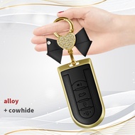 Cover Kunci Perodua Myvi Aruz 2018 - 2021 Alza Axia 2018 - 2022 Bezza 2018 - 2025 Car Leather Key Ca
