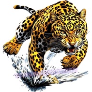 Domineering Style Domineering Leopard Sticker Car Sticker Waterproof Self-Adhesive Electric Car Stic