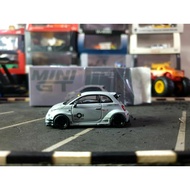 Diecaat Mini GT LB Works LBWK X Abas Works Abarth 595 Fighter no. 1064