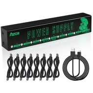 AZOR Effect Pedal Power Supply Mini Power Adater 9V Output 8 Ways USB 5V Input Micro Power Supply Pe