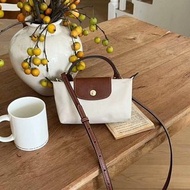 全新🌸 Longchamp mini餃子包 斜挎手拿兩用 輕便小巧