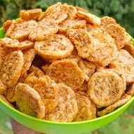 Coriander flavored tempehKeripik 1kg | Trendy crispyCemilan tempeh chips