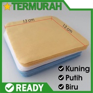 100 HELAi Lap Kacamata Halus Lembut 100 Pcs Kain Pembersih Fog Cloth Fiber Anti Embun Jenis Lensa Ka