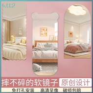 Acrylic mirror wall self-adhesive full-body mirror Home Dorm HD mirror sticker cartoon bathroom mirror