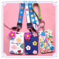 【ZCMom】Flowers Card Holder Bus Ezlink Card Holder with Lanyard  l Children Day Gift l Birthday Gift l Christmas Gift