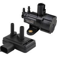 EGR vacuum solenoid valve VS63 + Pressure Feedback Sensor DPFE4 replacement for Ford F-150 Taurus Ex
