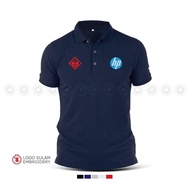2025  Polo  Shirt Sulam HP Hewlett Packard Laptop Omen Gaming Laptop PC Desktop Baju Lelaki Casual C
