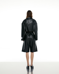 The SRT X15 (TPN265) Leather Bermuda Pants